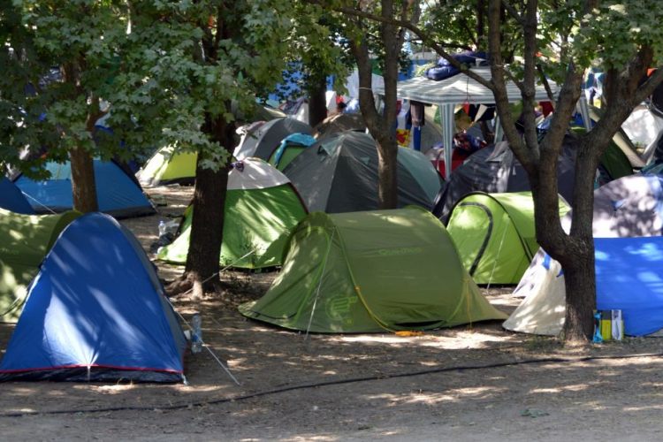 Rászorulók kapják meg a Sziget Fesztiválon hátrahagyott sátrakat